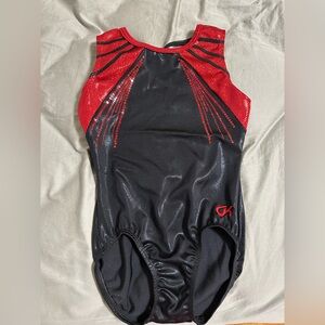Red and Black GK leotard- worn once!